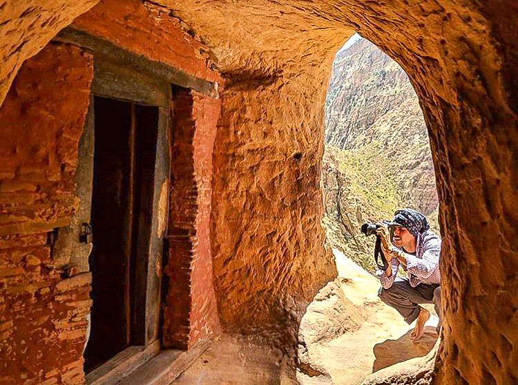 Nate exploring Ethiopian Churches 